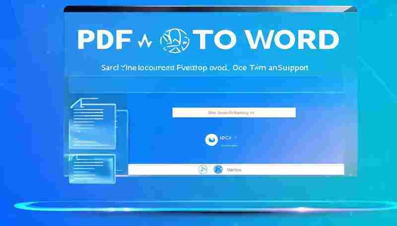 PDF转Word文档转换工具（OCR支持）