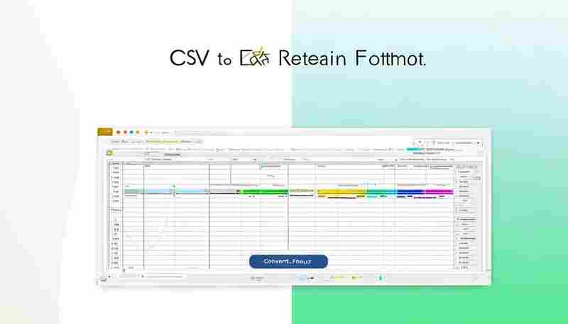 CSV与Excel双向格式转换工具（保留格式）