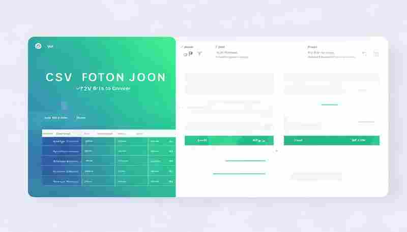 CSV转JSON格式转换器（保留数据结构）