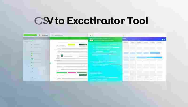 CSV数据格式转换工具（CSV转Excel）