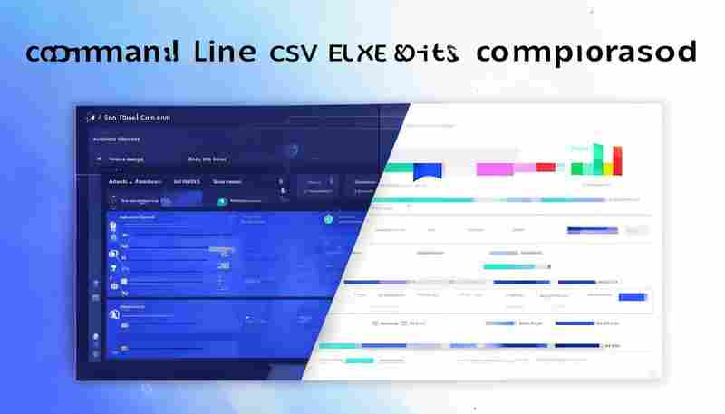 命令行式CSV与Excel表格数据对比合并工具