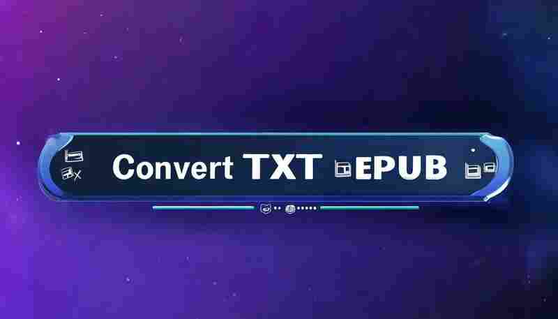 批量TXT转EPUB电子书转换器