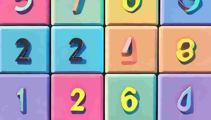 简易2048数字游戏（滑动合并算法实现）