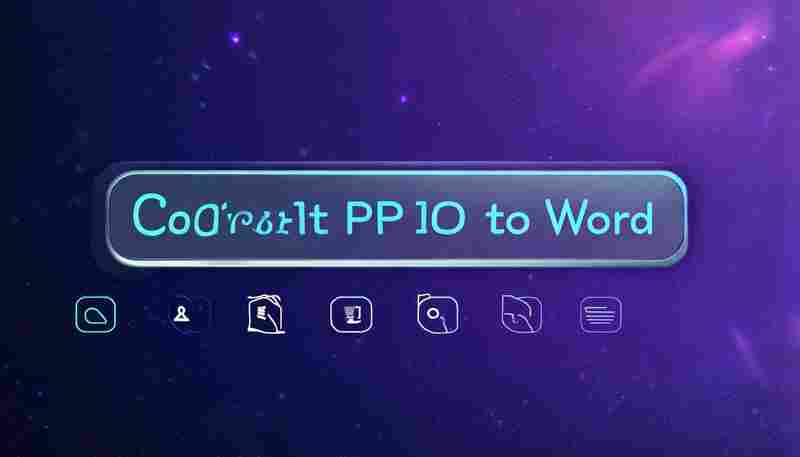 多文件PDF转Word文档批量处理器
